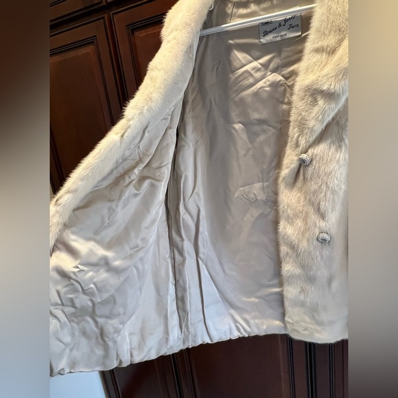 BRUNO & JOSEPH FURS RARE Gorgeous Vintage Ivory FUR COAT Chicago - Picture 6 of 13
